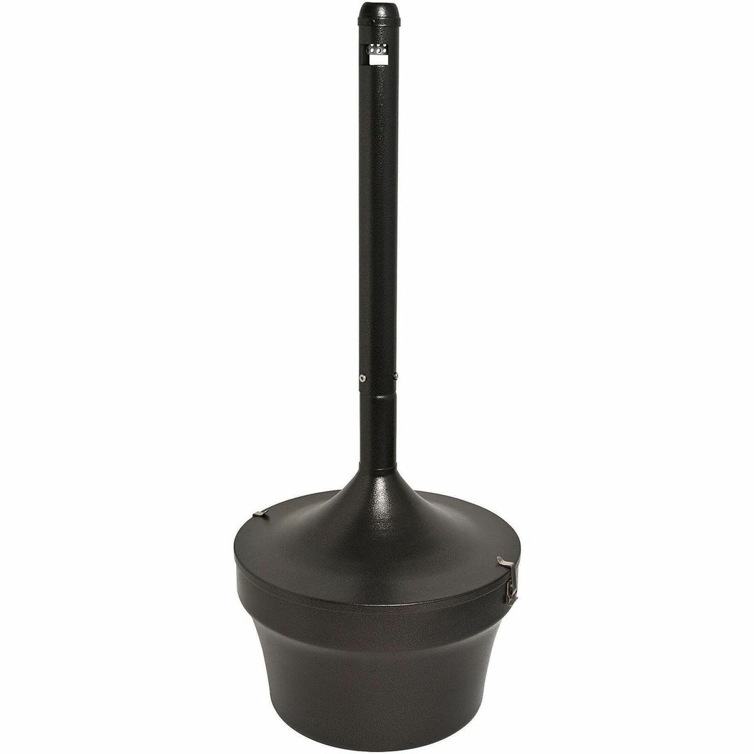 Image of Genuine Joe Smoking Receptacle, Capped Tube, 4.25 Gal., 16"x37", Bronze