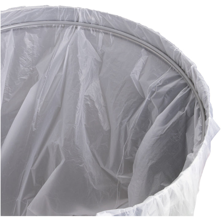 Image of Genuine Joe Waste Receptacle, 30 Gal, 20"Diax31-1/2"H, Stainless Steel