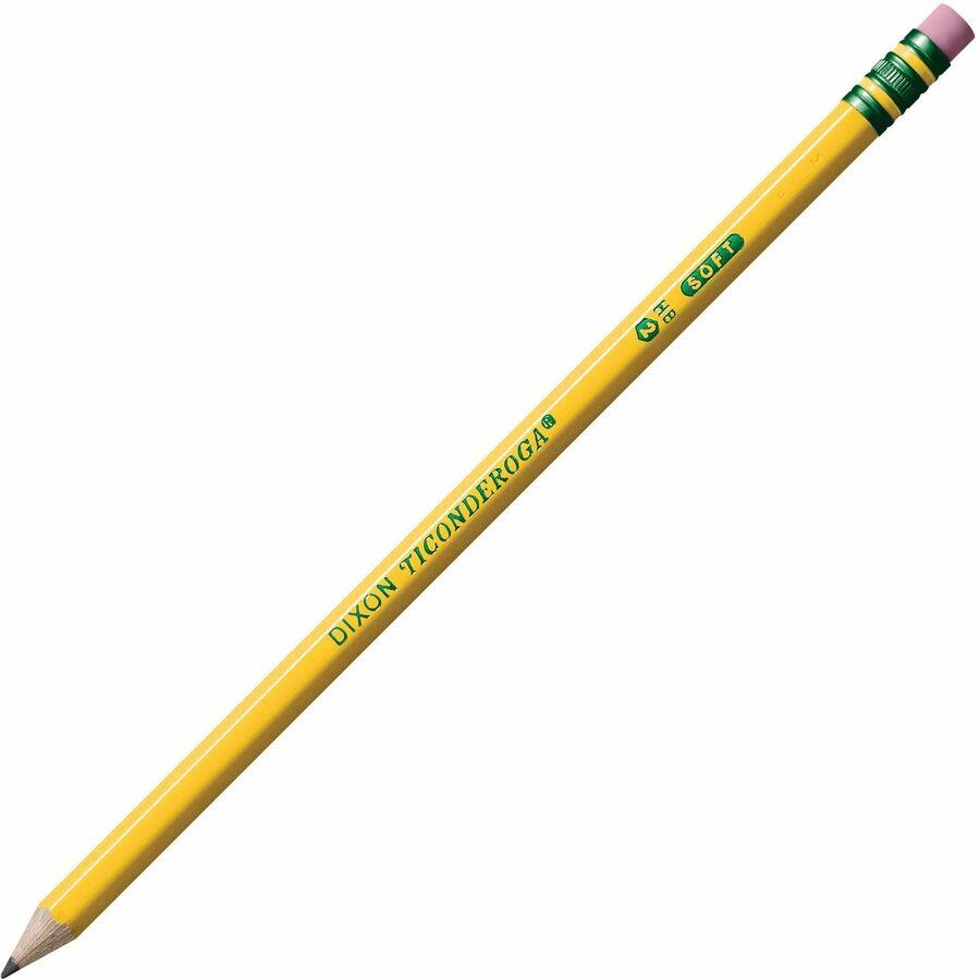 Image of Ticonderoga 13830 Pre-Sharpened No. 2 Pencils, #2, Yellow Barrel, 30 / Box