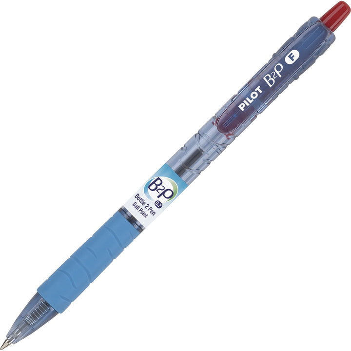 Image of Pilot® Ballpoint Pen, Retractable, Fine Pt,1 DZ, CL/RD Ink
