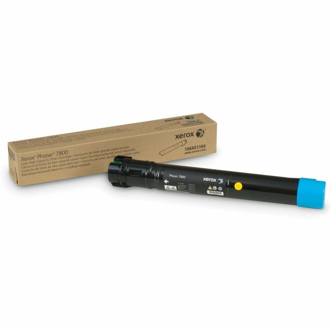 Image of Xerox® 106r01566 High-Yield Toner, 17,200 Page-Yield, Cyan