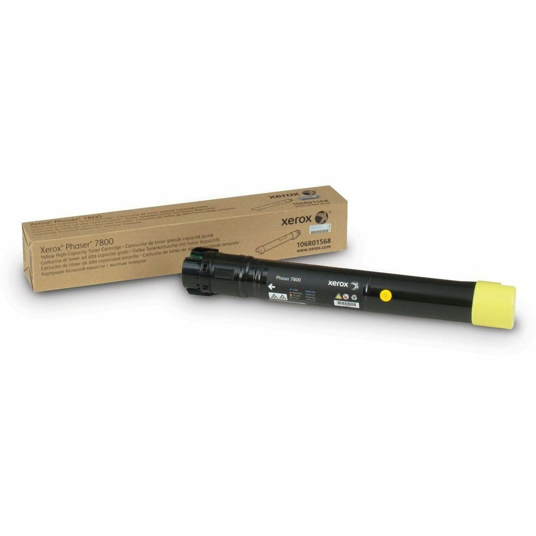 Image of Xerox® 106r01568 High-Yield Toner, 17,200 Page-Yield, Yellow