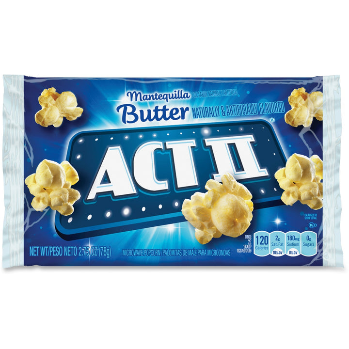 Image of ACT II 23223 Microwave Popcorn, Butter, 2.75 oz, 36 / Carton