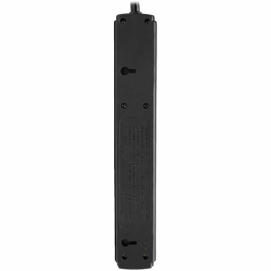 Image of Tripp Lite by Eaton Surge Protector,6-Outlet,6'Cord,3-4/5"Wx1-1/10"Dx11-1/4"H,BK
