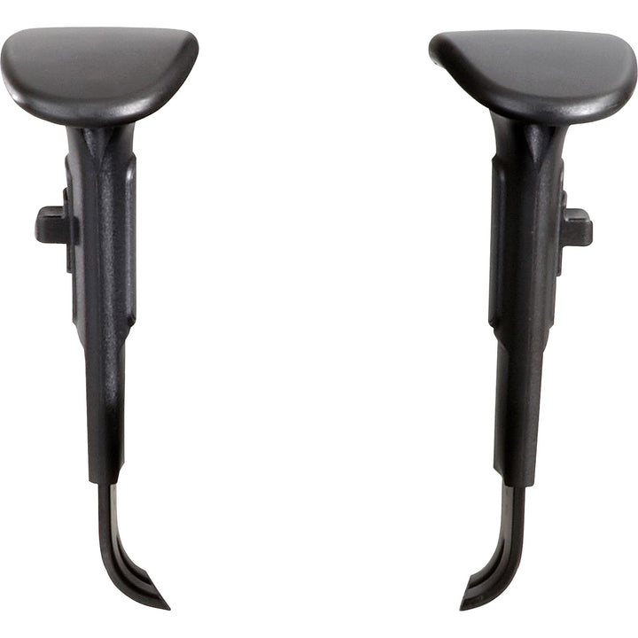 Image of Safco® Adjustable T-Pad Arms for Safco Alday and Vue Series Task Chairs and Stools, 3.5 x 10.5 x 14, Black, 2/Set