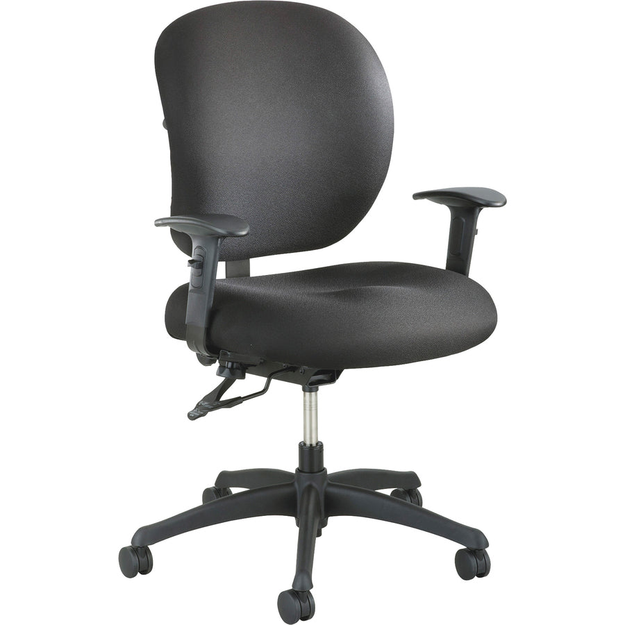 Image of Safco® Adjustable T-Pad Arms for Safco Alday and Vue Series Task Chairs and Stools, 3.5 x 10.5 x 14, Black, 2/Set