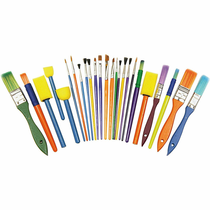 Image of Pacon® Starter Brush Set, 25 Brushes/ST, Assorted