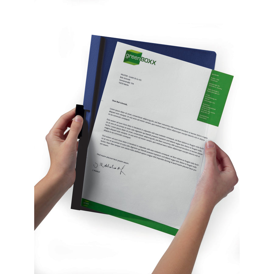 Image of DURACLIP 220303 Report Covers, 8 1/2" x 11", 30 Sheets Capacity, 1 Fastener, Vinyl, Red, 25 / Box