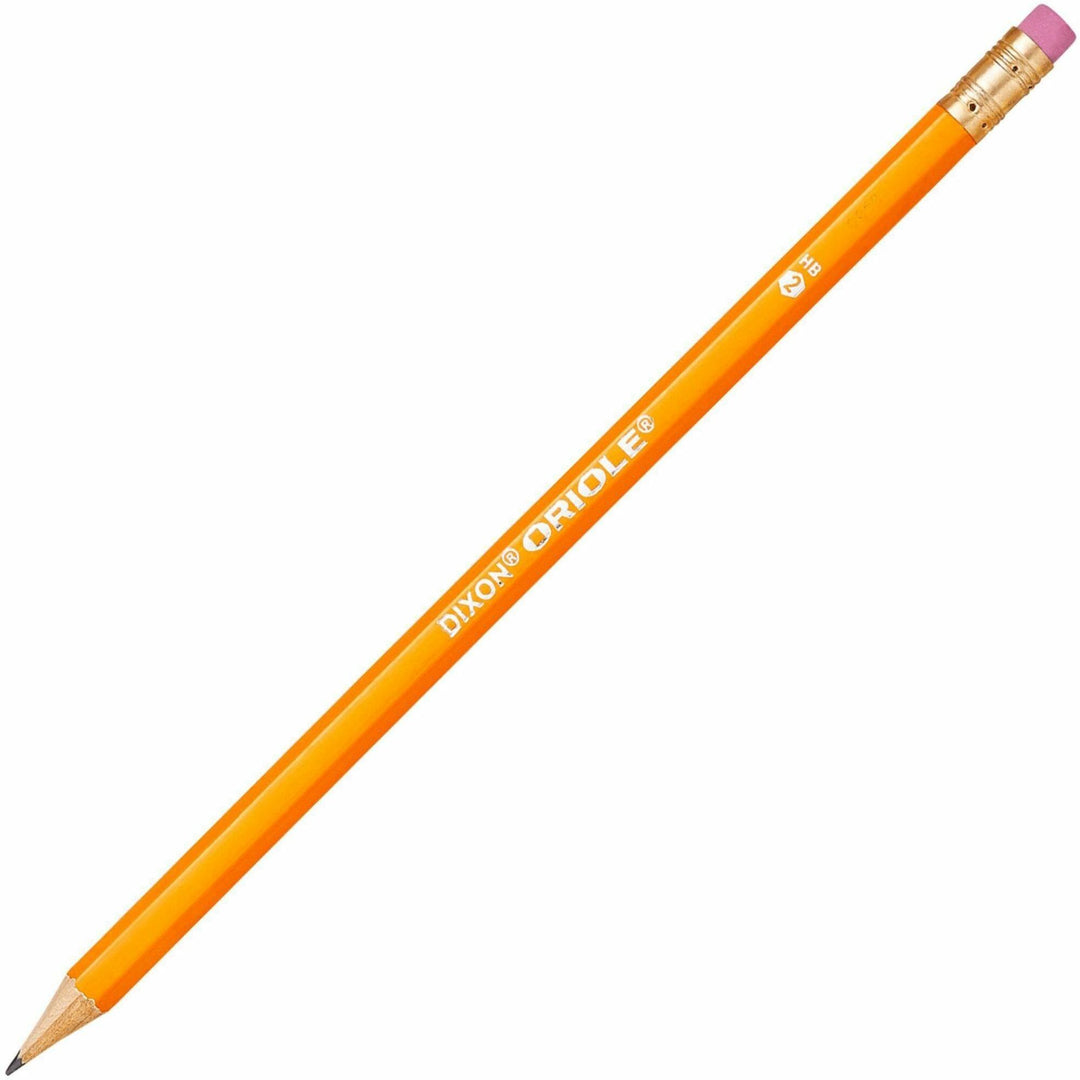 Image of Dixon 12866 Oriole HB No. 2 Pencils, Black Lead, #2, Yellow Wood Barrel, 144 / Box