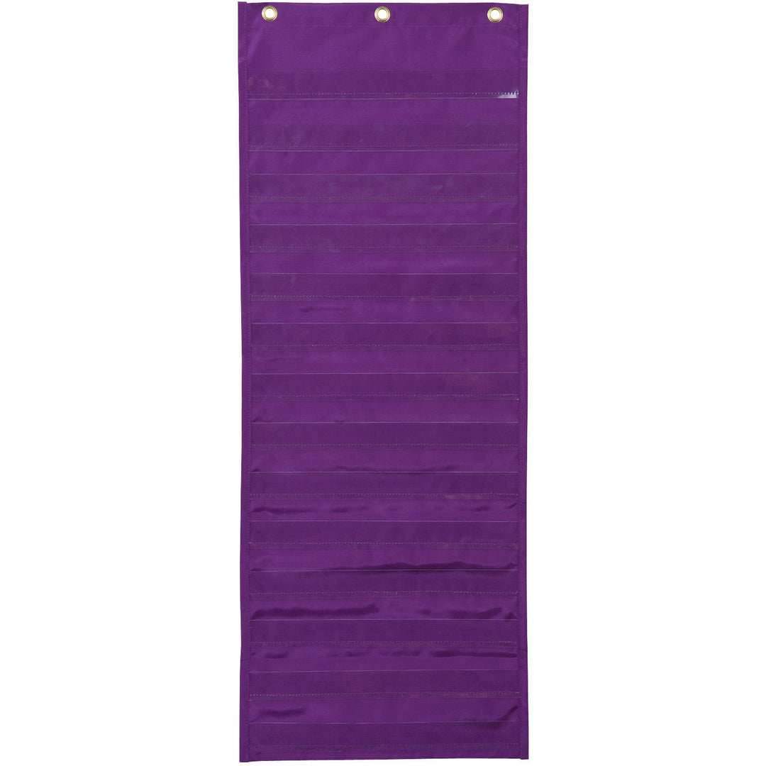 Image of Pacon® Pocket Chart, Dry Erase Activity, 13"x34", Purple