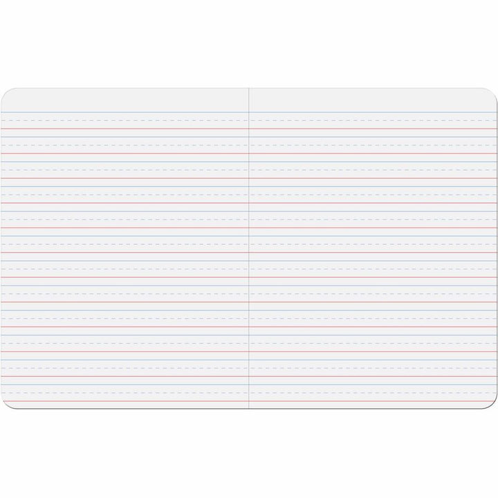 Image of Pacon® Primary Composition Book, D'Nealian 1-3, Zaner-Bloser 2, Manuscript Rule (1/2"), Blue/Black Cover, (100) 9.75 x 7.5 Sheets