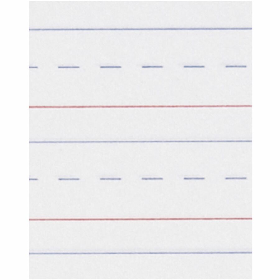 Image of Pacon® Primary Composition Book, D'Nealian 1-3, Zaner-Bloser 2, Manuscript Rule (1/2"), Blue/Black Cover, (100) 9.75 x 7.5 Sheets
