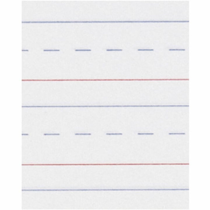 Image of Pacon® Primary Composition Book, D'Nealian 1-3, Zaner-Bloser 2, Manuscript Rule (1/2"), Blue/Black Cover, (100) 9.75 x 7.5 Sheets