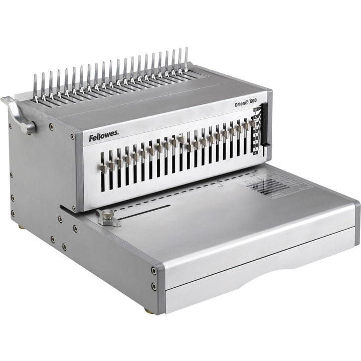 Image of Fellowes® Electric Comb Binding Machine, 15-3/4"x19-3/4"x9-3/4", LTGY