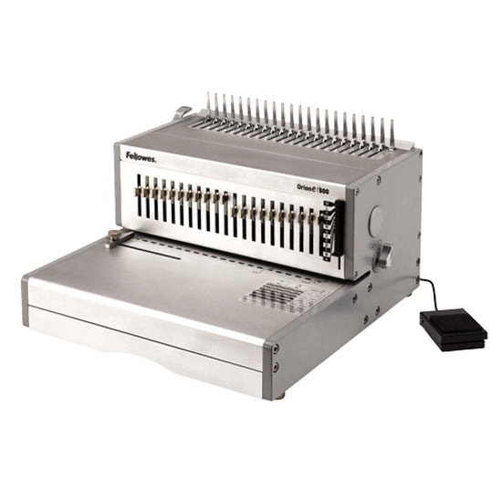 Image of Fellowes® Electric Comb Binding Machine, 15-3/4"x19-3/4"x9-3/4", LTGY