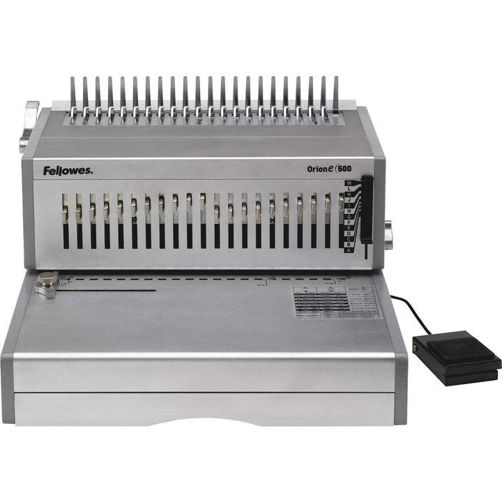 Image of Fellowes® Electric Comb Binding Machine, 15-3/4"x19-3/4"x9-3/4", LTGY