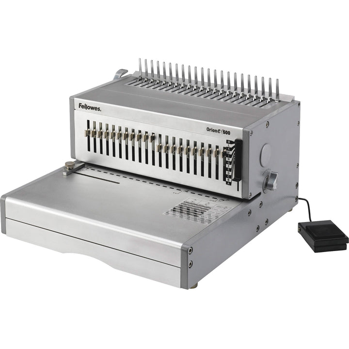 Image of Fellowes® Electric Comb Binding Machine, 15-3/4"x19-3/4"x9-3/4", LTGY