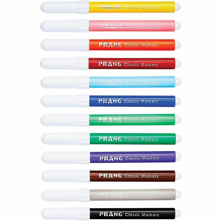 Image of Dixon® Art Markers, Nontoxic, Bullet Pt, 48/ST, Assorted