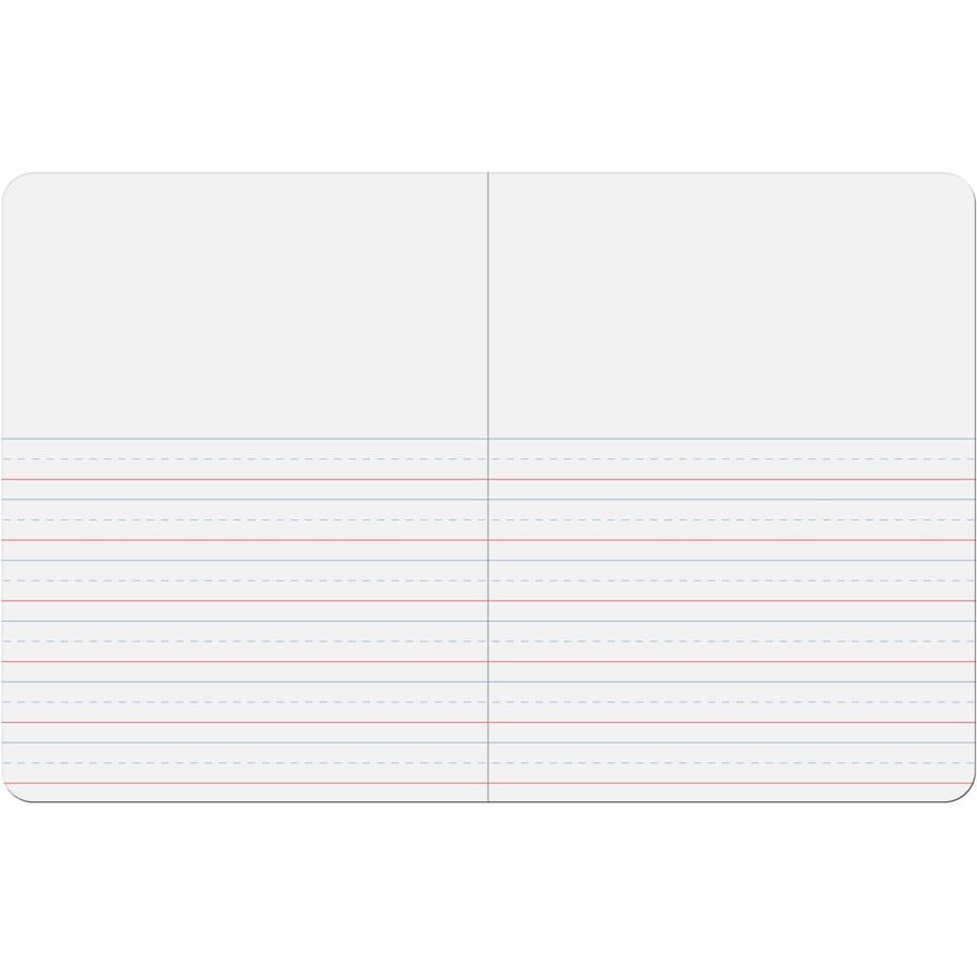 Image of Pacon® Primary Picture Story Book, D'Nealian K, Zaner-Bloser 1, Manuscript Rule (5/8"), Green/Black Cover, (100) 9.75 x 7.5 Sheets