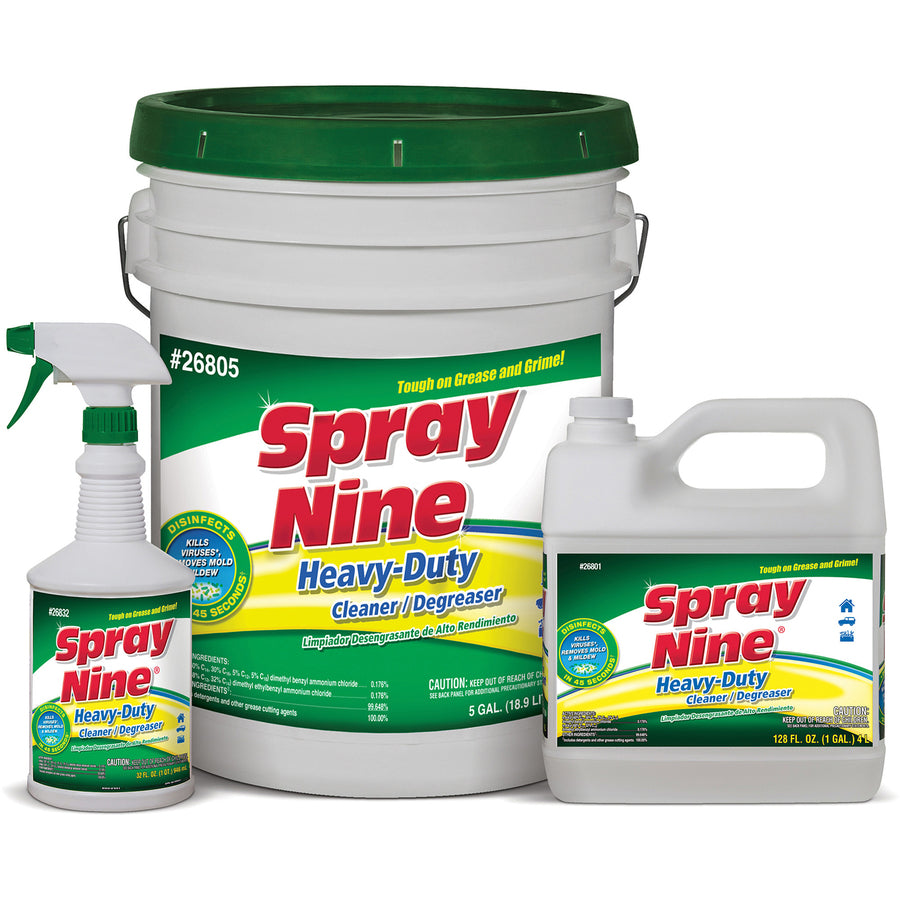 Image of Spray Nine 26801 Heavy-Duty Cleaner/Degreaser w/Disinfectant