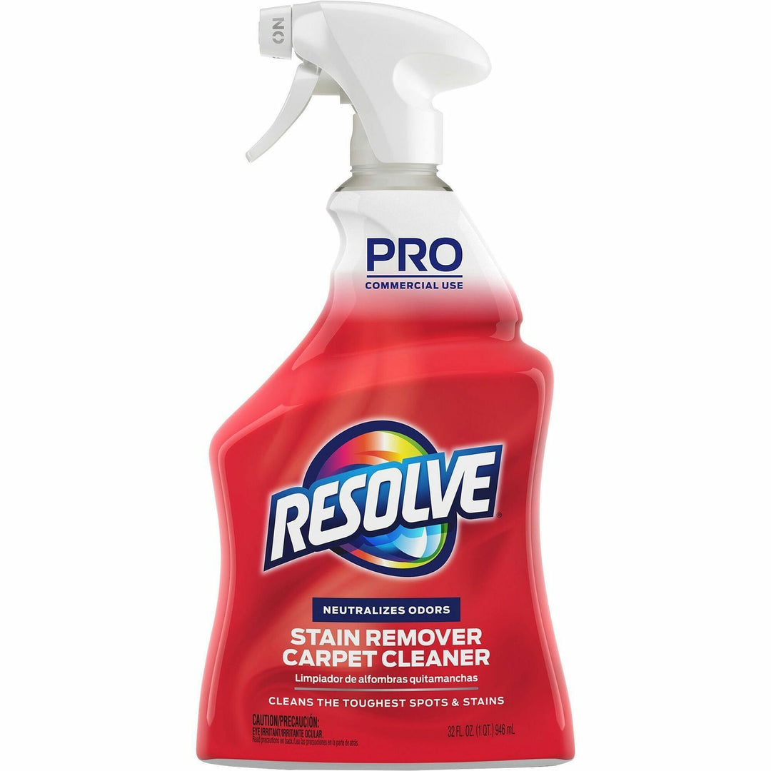 Image of Professional RESOLVE® 97402 Spot & Stain Carpet Cleaner, 32 fl oz (1 quart), Clear Bottle, 1 Each