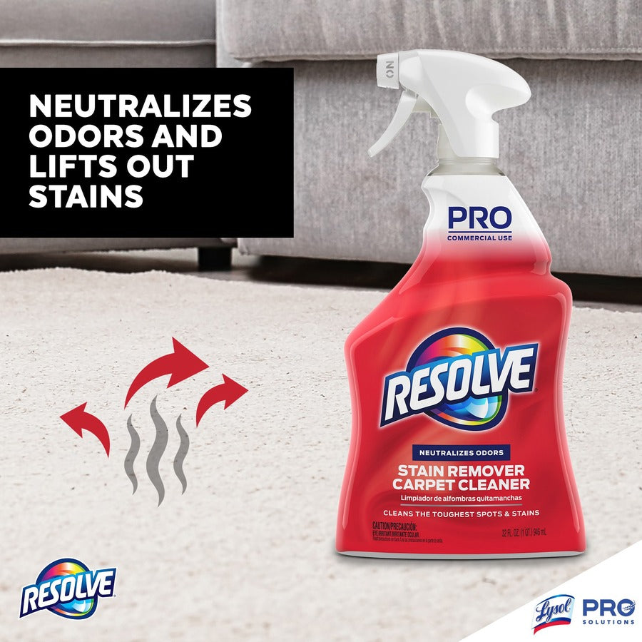 Image of Professional RESOLVE® 97402 Spot & Stain Carpet Cleaner, 32 fl oz (1 quart), Clear Bottle, 1 Each