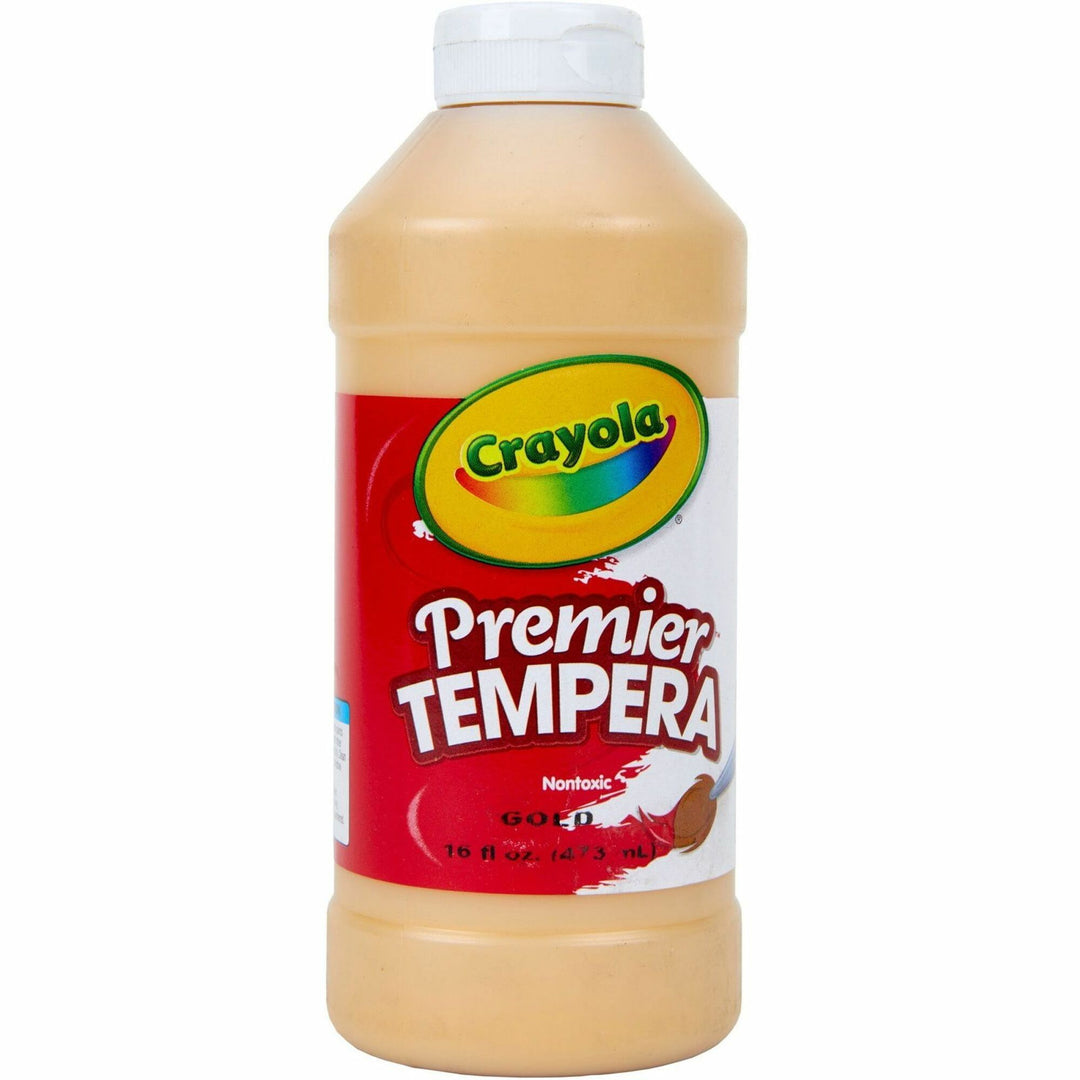 Image of Crayola® Tempera Paint, Premier, 16oz, Gold
