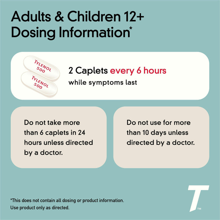 Image of Tylenol 44910 Extra Strength Caplets