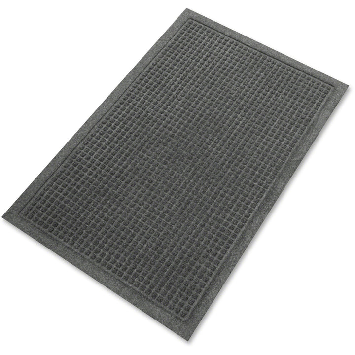 Image of Millennium Mat Company Wiper Mat, Indoor/Outdoor, Rubber, 24"x36", Charcoal