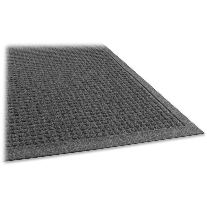 Image of Millennium Mat Company Wiper Mat, Indoor/Outdoor, Rubber, 24"x36", Charcoal