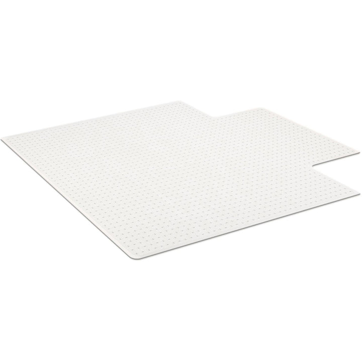 Image of ES Robbins® EverLife Intensive Use Chair Mat for High Pile Carpet, Rectangular with Lip, 45 x 53, Clear