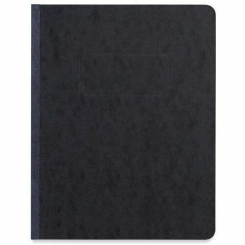 Image of Universal 80571 Report Cover, 3" Folder Capacity, 8 1/2" x 11", 500 Sheets Capacity, 1 x Double Prong Fastener, Black, Punched, 1 Each