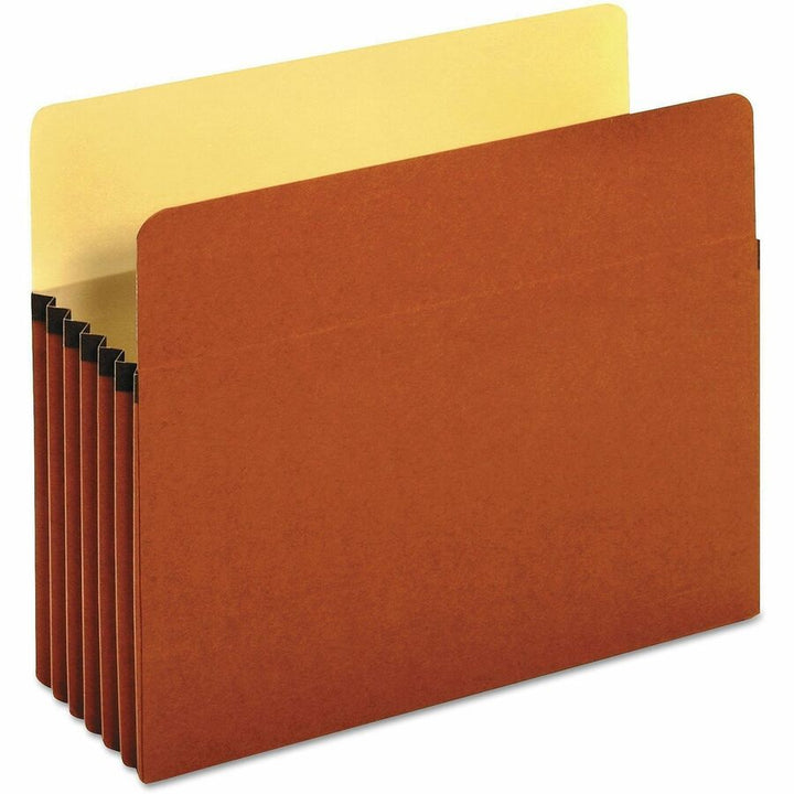 Image of Universal® Redrope Expanding File Pockets, 5.25" Expansion, Letter Size, Redrope, 10/box