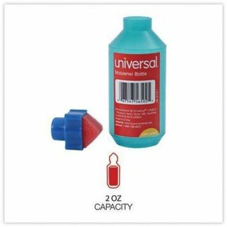 Image of Universal 56502 Envelope Moistener, 2 oz, Blue, Adhesive, Plastic, Foam, 1 Each