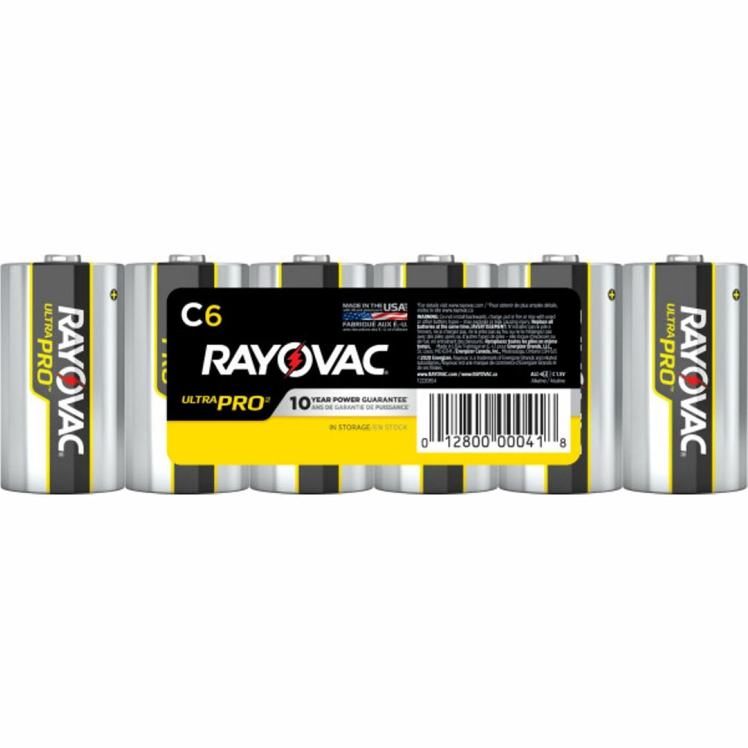 Image of Rayovac® Batteries, Alkaline, C, 1.5V,6/PK, 6/PK