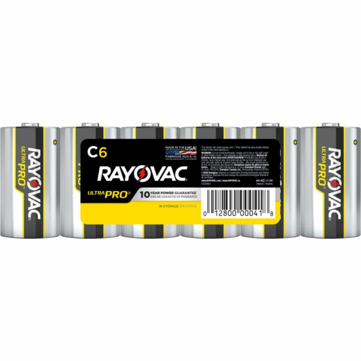 Image of Rayovac® Batteries, Alkaline, C, 1.5V,6/PK, 6/PK