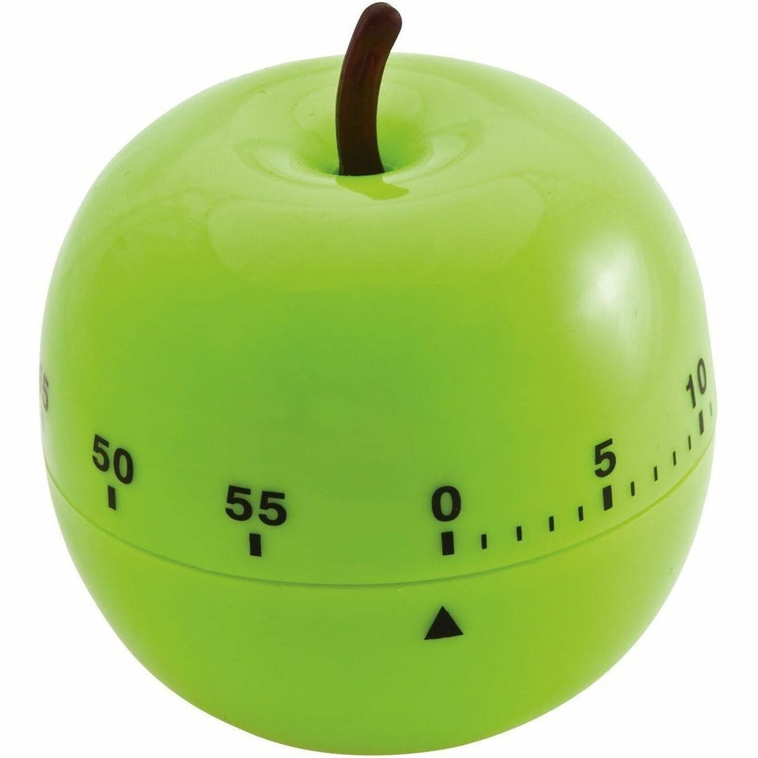 Image of Baumgartens® Shaped Timer, 4-1/2" Diameter, Green Apple