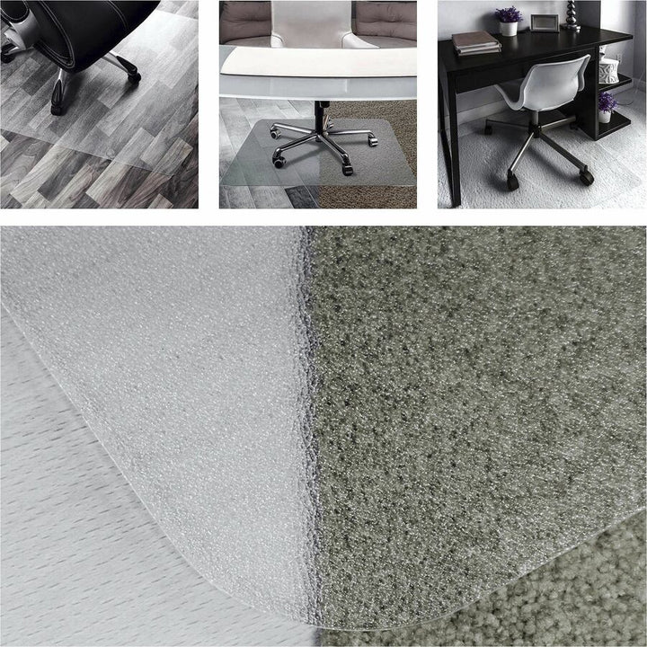 Image of Floortex® Hard Floor Chairmat, Rectangular, 48"x53", Clear