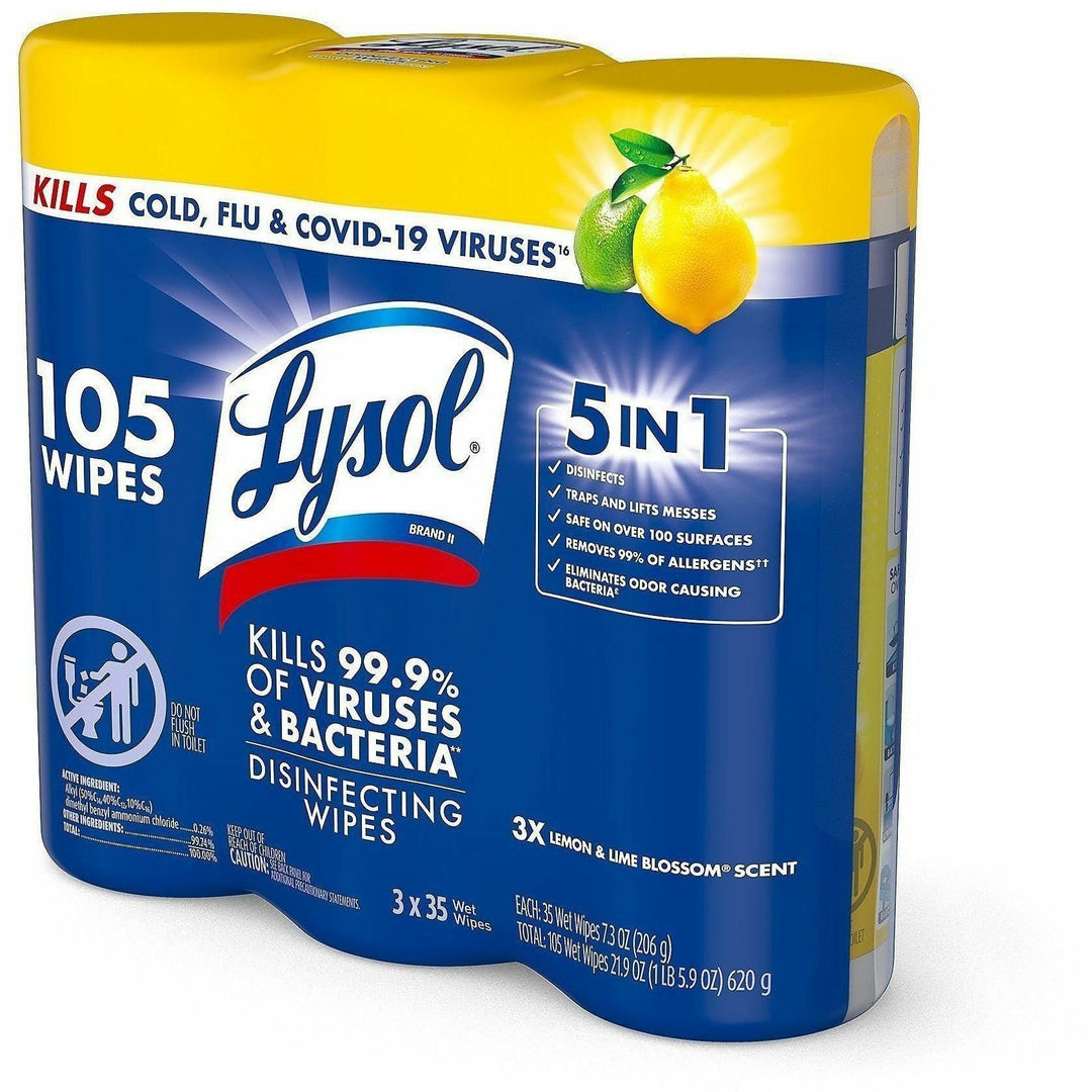 Image of Lysol 82159 Disinfecting Wipes 3-pack