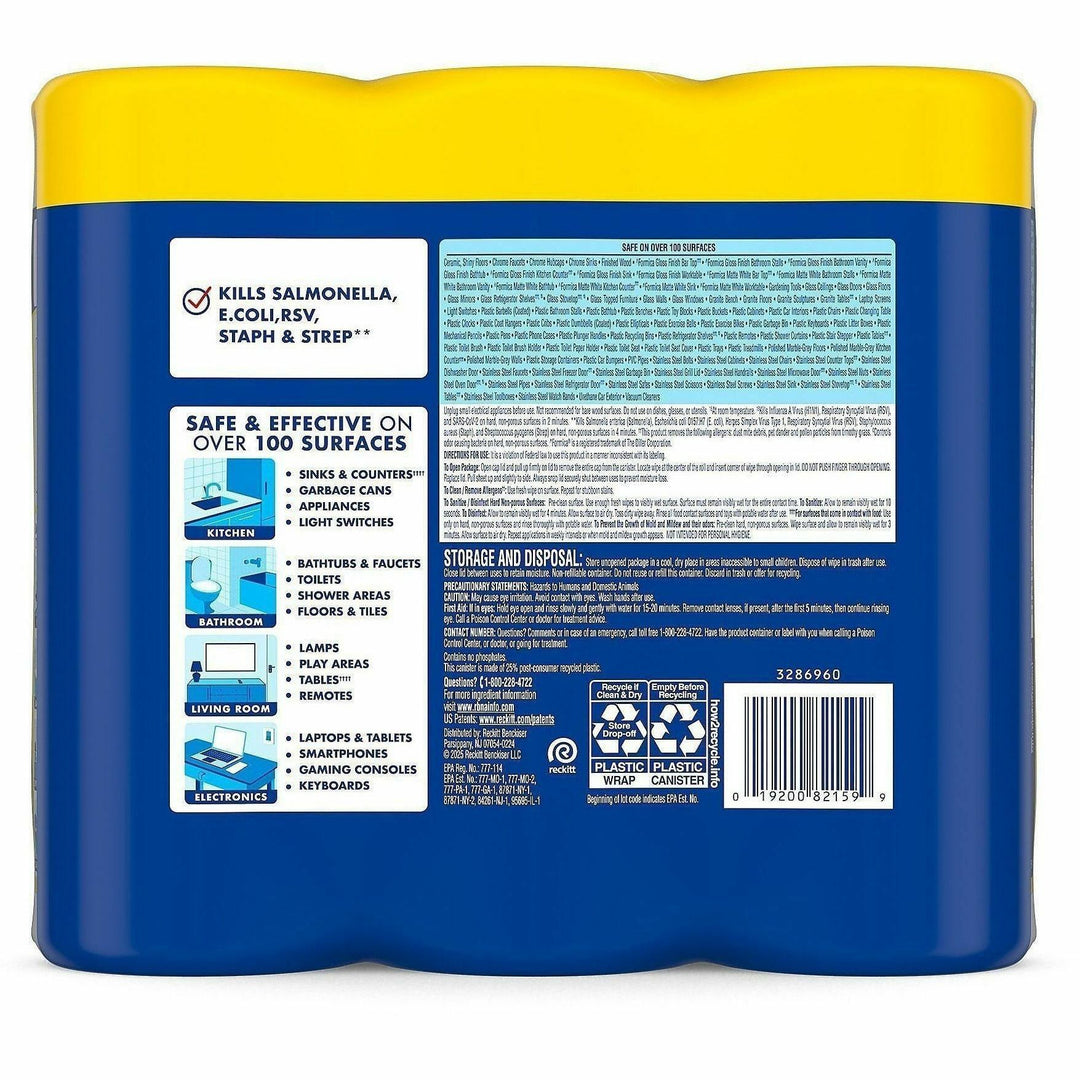 Image of Lysol 82159 Disinfecting Wipes 3-pack
