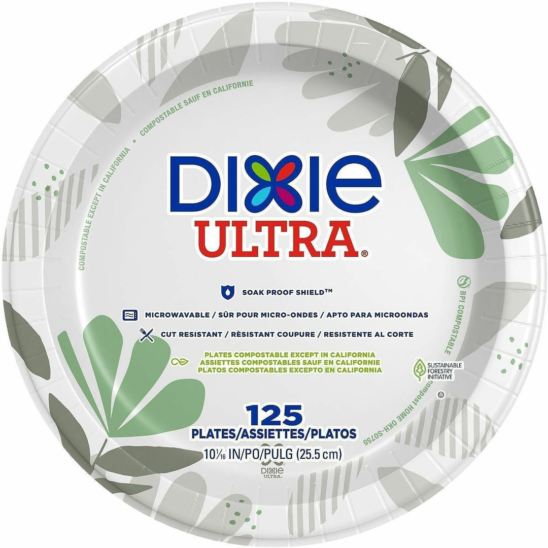 Image of Dixie Ultra® SXP10PATH Pathways 10-1/16" Heavyweight Paper Plates by GP Pro