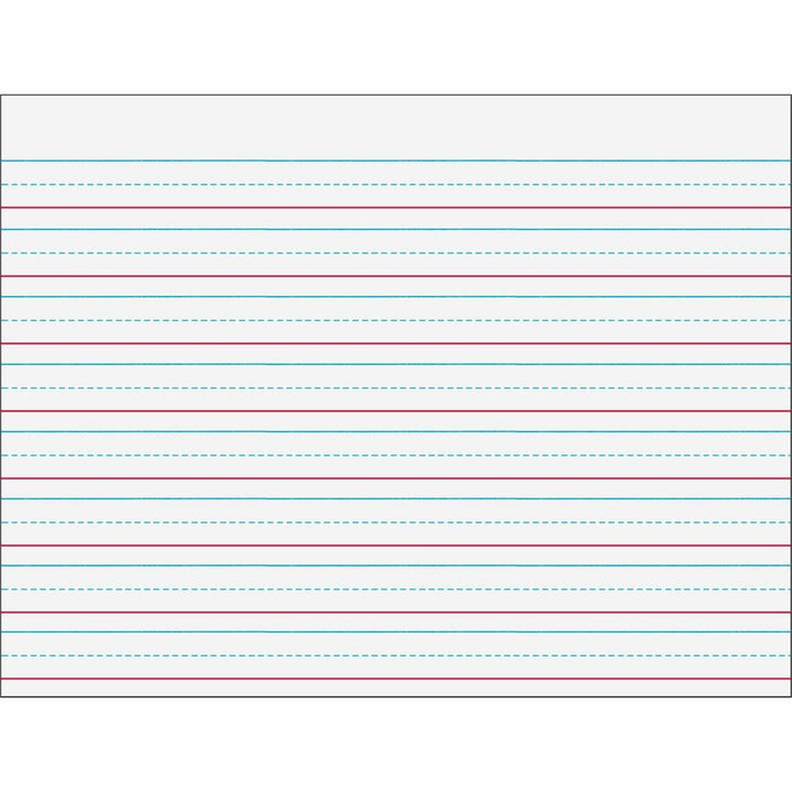 Image of Pacon® Multi-Sensory Handwriting Tablet, 5/8" Long Rule, 8 X 10.5, 40/pad