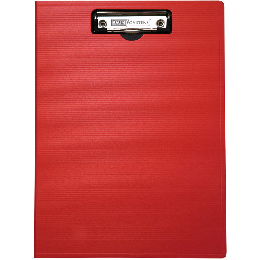 Image of Mobile OPS® Portfolio Clipboard with Low-Profile Clip, Portrait Orientation, 0.5" Clip Capacity, Holds 8.5 x 11 Sheets, Red