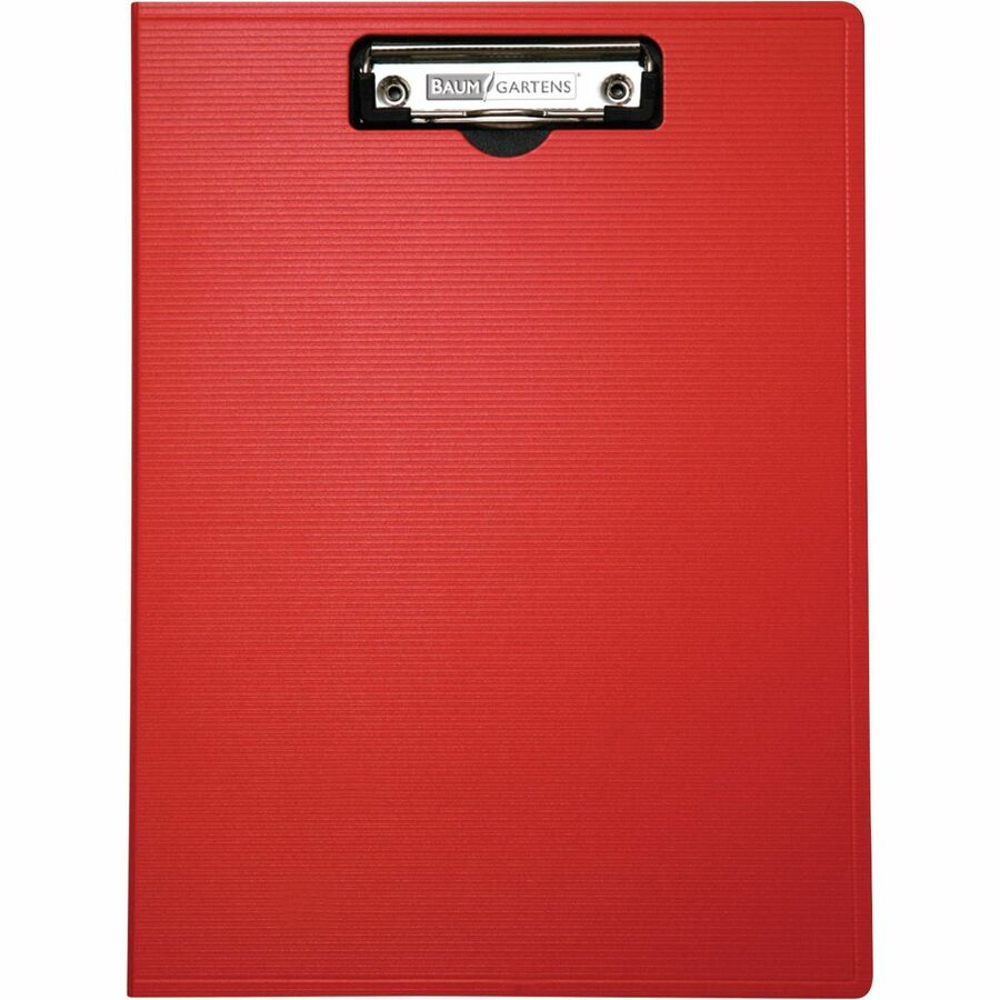 Image of Mobile OPS® Portfolio Clipboard with Low-Profile Clip, Portrait Orientation, 0.5" Clip Capacity, Holds 8.5 x 11 Sheets, Red