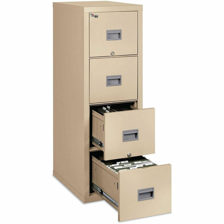 Image of FireKing® Patriot By Fireking Insulated Fire File, 1-Hour Fire Protection, 2 Legal/letter File Drawers, Parchment, 17.75 X 25 X 27.75