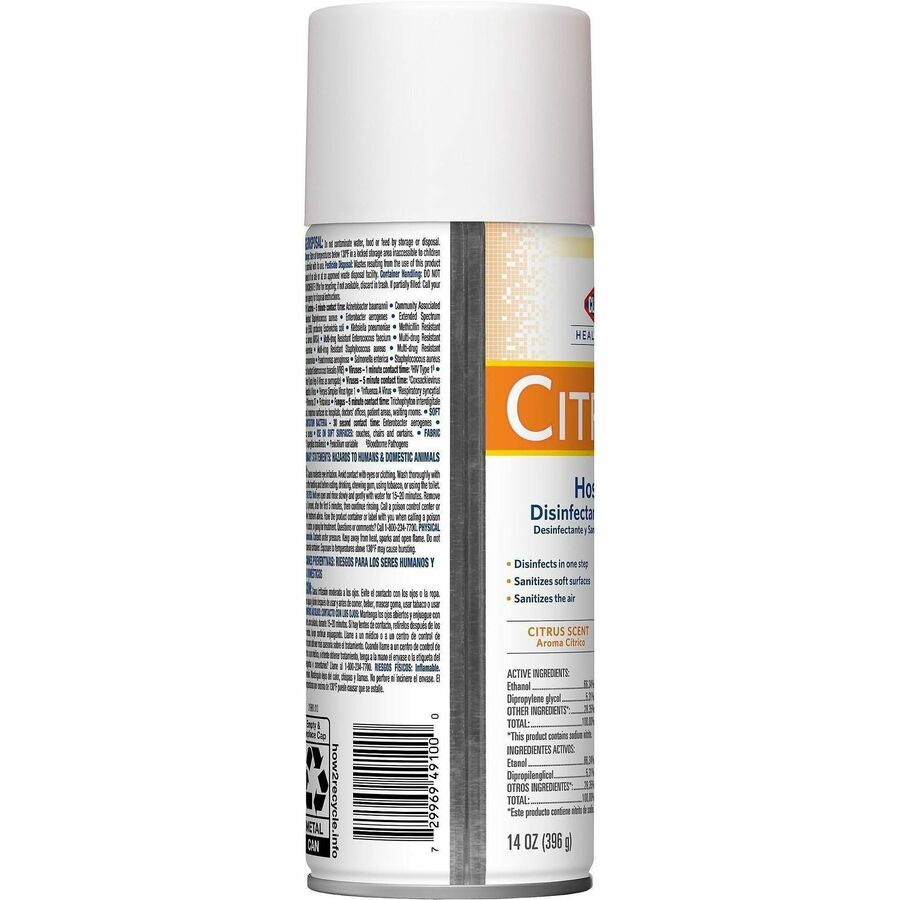 Image of Clorox Healthcare 49100 Citrace Hospital Disinfectant and Sanitizer