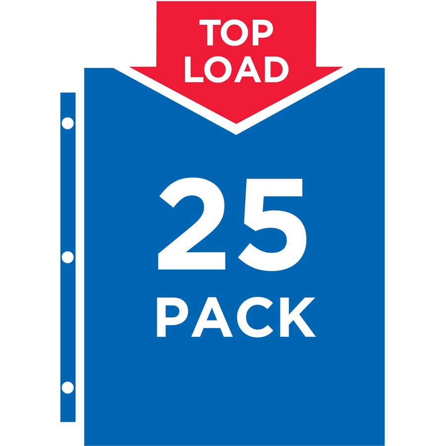 Image of Avery® Top-Load Polypropylene Sheet Protector, Heavy, Legal, Diamond Clear, 25/pack