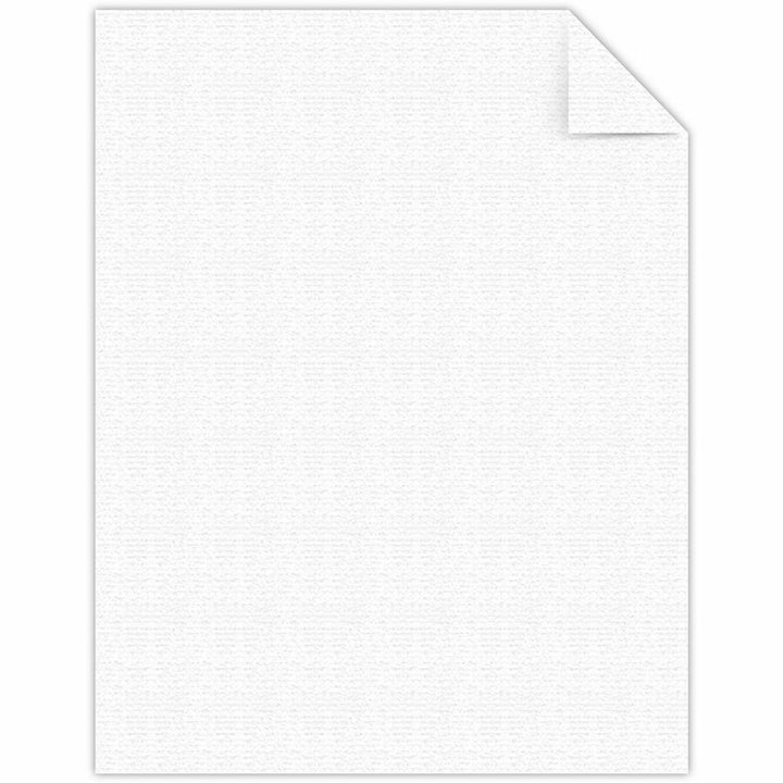 Image of Neenah® CLASSIC Laid Stationery, 93 Bright, 24 lb Bond Weight, 8.5 x 11, Avon White, 500/Ream