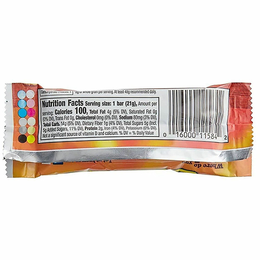 Image of NATURE VALLEY SN3355 Nature Valley Peanut Butter Granola Bars, Peanut Butter, Crunch, 1 Serving Pouch, 1.50 oz, 18 / Box
