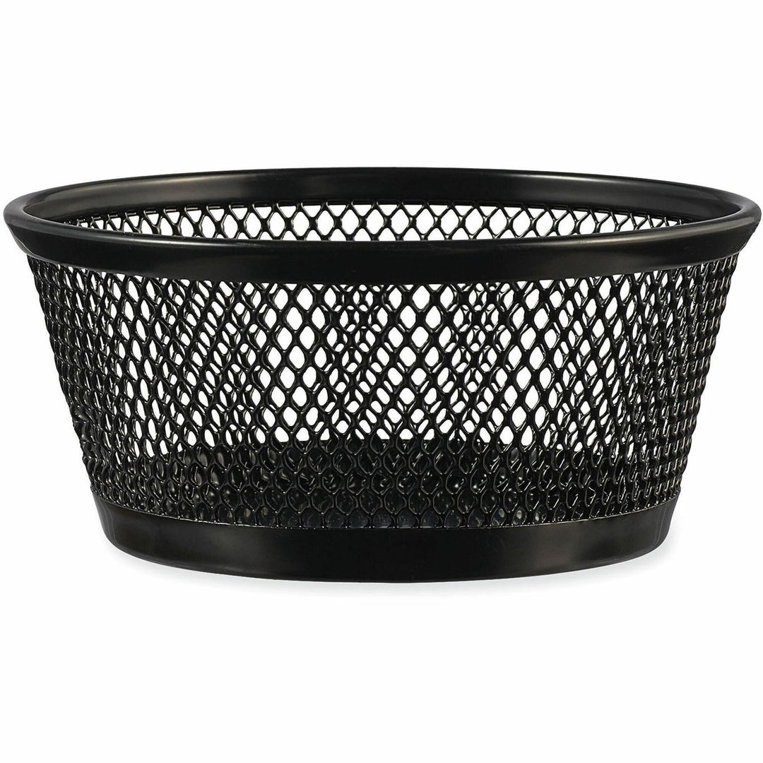 Image of Universal® Jumbo Mesh Storage Dish, 4.38" Diameter x 2"h, Black